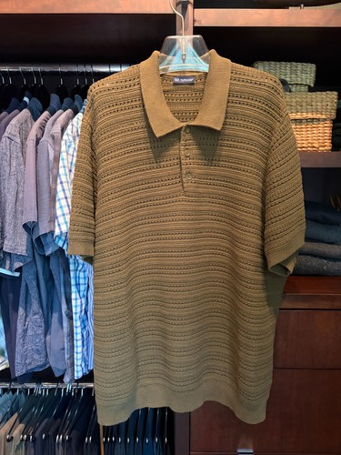 Gap crochet type knit - type, olive