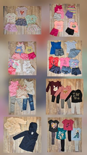Lotto abbigliamento bambina